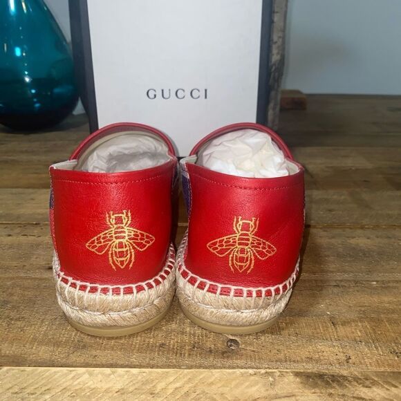 Gucci Logo Canvas Espadrilles - Picture 8 of 11